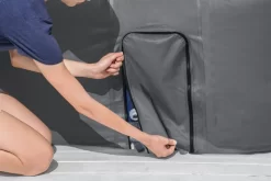 Bestway Lay-Z Spa Isolerende Beschermhoes - 201 X 201 Cm -Zwembadapparatuur Winkel 1267 1900 thermal cover vierkant ritsen resultaat 1