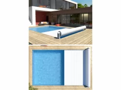 Open Aero Automatisch Oprolsysteem - Tot 4,5 Meter - Grijs -Zwembadapparatuur Winkel 1638438009 trimmy pvc blanc ambiance 1