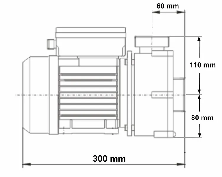 LX WTC 50M Spa Circulatiepomp 0,33 PK 11 LX WTC 50M Spa Circulatiepomp 0,33 PK - Afbeelding 9