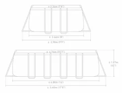 Intex Oval Prism Frame Pool - 610 X 305 X 122 Cm - Met Filterpomp En Accessoires -Zwembadapparatuur Winkel 26792gn zwembadformaat
