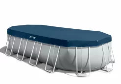 Intex Oval Prism Frame Pool - 610 X 305 X 122 Cm - Met Filterpomp En Accessoires -Zwembadapparatuur Winkel 26798gn afdekzeil