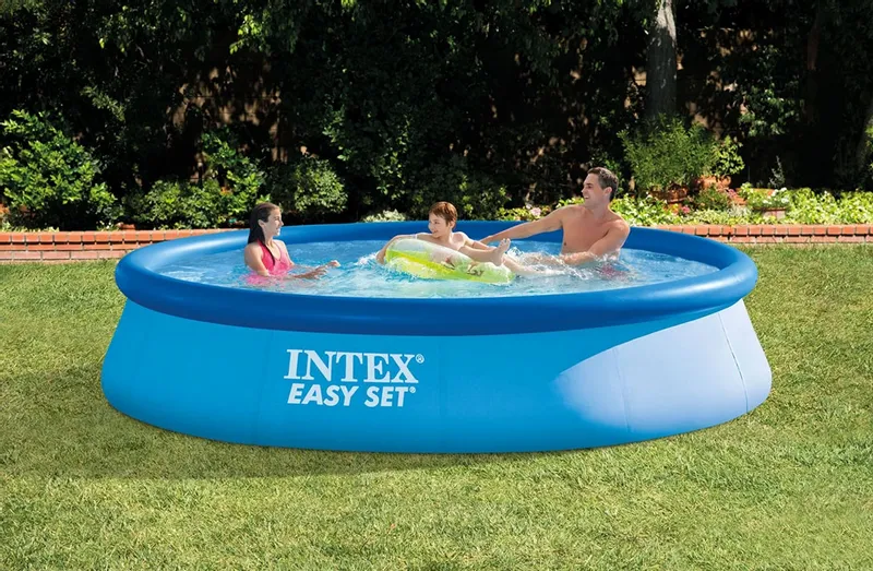 Intex Easy Set Pool - 396 X 84 Cm - Met Filterpomp 4 Intex Easy Set Pool - 396 X 84 Cm - Met Filterpomp - Afbeelding 2