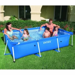 Intex Metal Frame Pool - 260 X 160 X 65 Cm -Zwembadapparatuur Winkel 28270 02 1