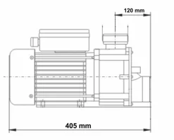 LX JA200 Spa Massagepomp 2 PK - 1 Speed -Zwembadapparatuur Winkel 3593.2