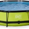 EXIT TOYS EXIT Lime Zwembad - 360 X 76 Cm - Met Filterpomp -Zwembadapparatuur Winkel 548 1200 exit 30 12 12 40 int 1