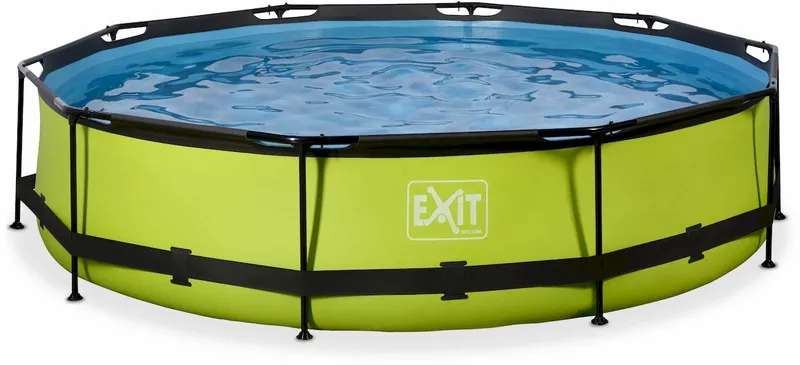 EXIT TOYS EXIT Lime Zwembad - 360 X 76 Cm - Met Filterpomp 3 EXIT TOYS EXIT Lime Zwembad - 360 X 76 Cm - Met Filterpomp