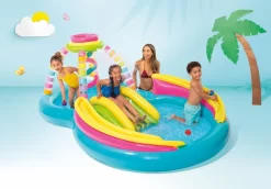 Intex Regenboog Trechter Play Center Kinderzwembad 295 X 191 X 109 Cm -Zwembadapparatuur Winkel 56137 inuse 2023 300