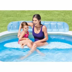 Intex Family Lounge Pool Kinderzwembad 224 X 216 X 76 Cm -Zwembadapparatuur Winkel 57190 2
