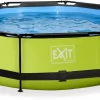 EXIT TOYS EXIT Lime Zwembad - 300 X 76 Cm - Met Filterpomp -Zwembadapparatuur Winkel 605 1200 exit 30 12 10 40 int 1