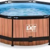 EXIT TOYS EXIT Wood Zwembad - 244 X 76 Cm - Met Filterpomp -Zwembadapparatuur Winkel 724 1200 exit 30 12 08 10 int 1