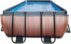EXIT TOYS EXIT Wood Zwembad - 540 X 250 X 100 Cm - Met Zandfilterpomp En Trap -Zwembadapparatuur Winkel 740 1200 exit 30 17 53 10 int 3