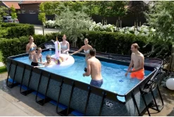 EXIT TOYS EXIT Stone Zwembad - 540 X 250 X 100 Cm - Met Zandfilterpomp En Trap -Zwembadapparatuur Winkel 808 1200 exit 30 17 53 00 int 12