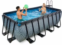 EXIT TOYS EXIT Stone Zwembad - 400 X 200 X 122 Cm - Met Zandfilterpomp En Trap 14 EXIT TOYS EXIT Stone Zwembad - 400 X 200 X 122 Cm - Met Zandfilterpomp En Trap -Zwembadapparatuur Winkel 866 1200 exit 30 27 42 00 int 6