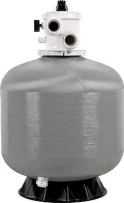 W'eau TPP-450 Polyester Versterkt Top Mount Zandfilter 8m³ -Zwembadapparatuur Winkel 900 554 top mount fiberglass filter3 1