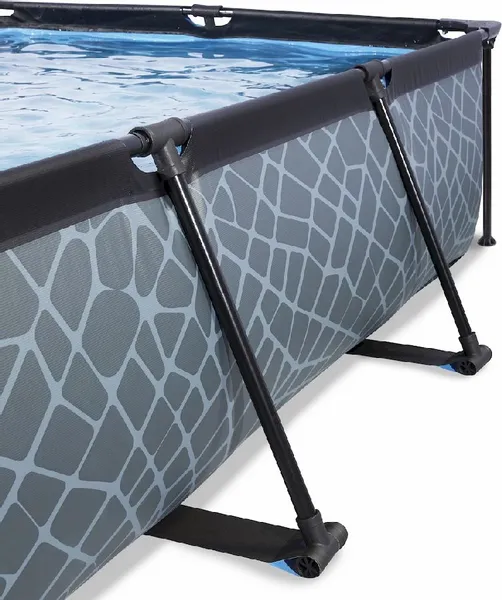 EXIT TOYS EXIT Stone Zwembad - 220 X 150 X 65 Cm - Met Filterpomp 5 EXIT TOYS EXIT Stone Zwembad - 220 X 150 X 65 Cm - Met Filterpomp - Afbeelding 3