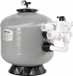 W'eau SPP-650 Polyester Versterkt Side Mount Zandfilter 16m³ -Zwembadapparatuur Winkel 900 865 sidemountfiberglass white grey 2 1