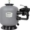 W'eau SPE-500 Side Mount Zandfilter 12m³ 1 W'eau SPE-500 Side Mount Zandfilter 12m³ -Zwembadapparatuur Winkel 900 928 side mount blackgrey 1