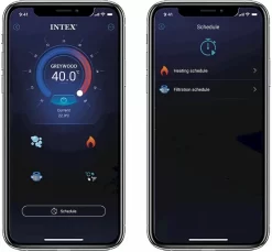Intex Pure Spa Greywood Deluxe Opblaasbare Spa - 4 Persoons -Zwembadapparatuur Winkel 900 972 spa app bubble 1
