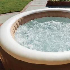 Intex Pure Spa Bubble Therapy Opblaasbare Spa - 6 Persoons 18 Intex Pure Spa Bubble Therapy Opblaasbare Spa - 6 Persoons -Zwembadapparatuur Winkel beige2
