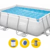 Bestway Power Steel Rectangular Zwembad - 282 X 196 X 84 Cm - Met Filterpomp En Accessoires -Zwembadapparatuur Winkel bestway power steel rectangular zwembad 282 x 196 x 84 cm 1