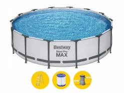 Bestway Steel Pro MAX Zwembad - 366 X 100 Cm - Met Filterpomp En Accessoires