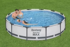 Bestway Steel Pro MAX Zwembad - 366 X 76 Cm - Met Filterpomp -Zwembadapparatuur Winkel bestway steel pro max zwembad 366 x 76 cm set 6