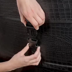 EXIT TOYS EXIT Leather Premium Opbouw Spa - 2-4 Persoons -Zwembadapparatuur Winkel exit leather premium 4 opblaasbare spa cover bevestigen