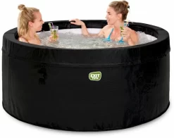 EXIT TOYS EXIT Leather Premium Opbouw Spa - 2-4 Persoons -Zwembadapparatuur Winkel exit leather premium 4 opblaasbare spa sfeer