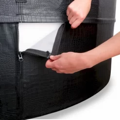 EXIT TOYS EXIT Leather Premium Opbouw Spa - 4-6 Persoons -Zwembadapparatuur Winkel exit leather premium 6 opblaasbare spa materiaal