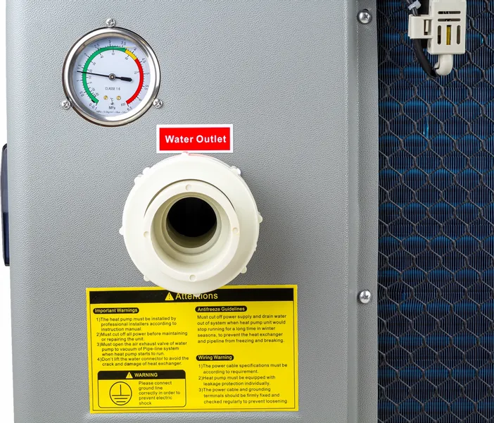 W'eau Full Inverter Zwembad Warmtepomp - 7,6 KW 9 W'eau Full Inverter Zwembad Warmtepomp - 7,6 KW - Afbeelding 7