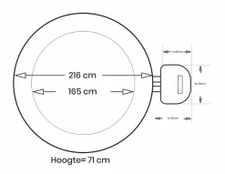Intex Pure Spa Bubble Therapy Opblaasbare Spa - 6 Persoons 21 Intex Pure Spa Bubble Therapy Opblaasbare Spa - 6 Persoons -Zwembadapparatuur Winkel intex bubbletherapy 6persoons afmetingen