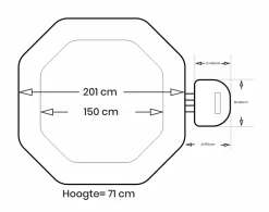 Intex Pure Spa Jet & Bubble Deluxe Opblaasbare Spa - 4 Persoons 19 Intex Pure Spa Jet & Bubble Deluxe Opblaasbare Spa - 4 Persoons -Zwembadapparatuur Winkel intex jetbubble deluxe 4persoons afmetingen