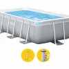 Intex Prism Frame Pool - 300 X 175 X 80 Cm - Met Filterpomp En Trap 1 Intex Prism Frame Pool - 300 X 175 X 80 Cm - Met Filterpomp En Trap -Zwembadapparatuur Winkel intex prism frame pool 300 x 175 x 80 cm met filterpomp en trap 1