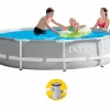 Intex Prism Frame Pool - 305 X 76 Cm - Met Filterpomp -Zwembadapparatuur Winkel intex prism frame pool 305 x 76 cm met filterpomp