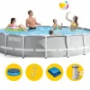 Intex Prism Frame Pool - 457 X 107 Cm - Met Filterpomp En Accessoires -Zwembadapparatuur Winkel intex prism frame pool 427 x 107 cm met filterpomp en accessoires intex prism frame pool 427 x 107 cm met filterpomp en accessoires 1