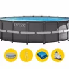 Intex Ultra Frame XTR Pool - 549 X 132 Cm - Met Zandfilterpomp En Accessoires -Zwembadapparatuur Winkel intex ultra frame xtr pool 549 x 132 cm met zandfilterpomp en accessoires