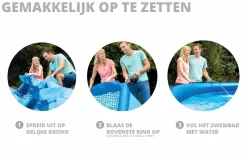 Intex Easy Set Pool - 244 X 61 Cm -Zwembadapparatuur Winkel intexeasyset instructies 1
