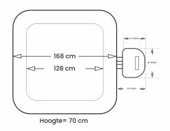 NetSpa Caïman Opblaasbare Spa - 4 Persoons 14 NetSpa Caïman Opblaasbare Spa - 4 Persoons -Zwembadapparatuur Winkel netspa caiman afmetingen