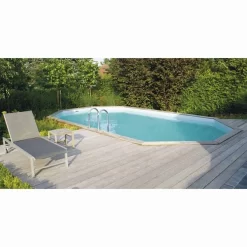 Gardipool Oblong 6.20 X 3.90 X 1.20 M Houten Zwembad