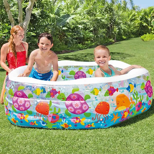 Intex Ocean Reef Pool Kinderzwembad 191 X 178 X 61 Cm 4 Intex Ocean Reef Pool Kinderzwembad 191 X 178 X 61 Cm - Afbeelding 2