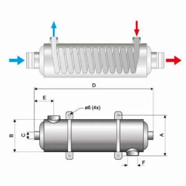Pahlen Hi-flow HF 28 Zwembad Warmtewisselaar - RVS 6 Pahlen Hi-flow HF 28 Zwembad Warmtewisselaar - RVS - Afbeelding 4