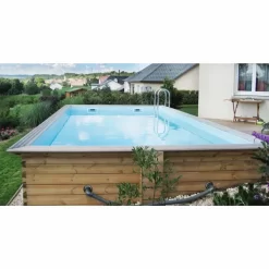 Gardipool Quartoo 8.20 X 3.90 X 1.46 M Houten Zwembad -Zwembadapparatuur Winkel quartoo1 2