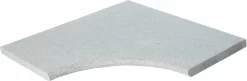 Scandi Roc Kiruna Randtegel - Diamond Grey -Zwembadapparatuur Winkel scandi roc kiruna randtegel diamond grey hoek radius 30