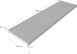 Scandi Roc Modena Randtegel - Kashmir Cream -Zwembadapparatuur Winkel scandi roc modena randtegel afmetingen 1 1
