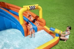 Bestway H2OGO! Super Speedway Mega Waterpark 21 Bestway H2OGO! Super Speedway Mega Waterpark -Zwembadapparatuur Winkel speedway 9