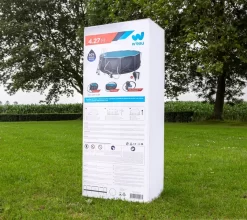 W'eau Steel Frame Zwembad - 427 X 122 Cm - Met Filterpomp En Accessoires -Zwembadapparatuur Winkel w eau zwembad doos