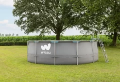 W'eau Steel Frame Zwembad - 427 X 122 Cm - Met Filterpomp En Accessoires -Zwembadapparatuur Winkel w eau zwembad voorkant